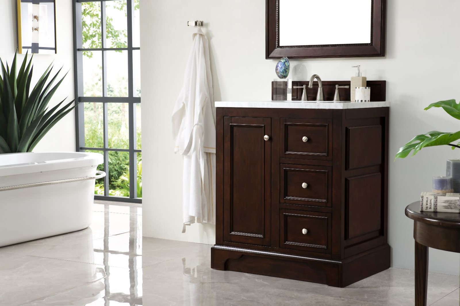 James Martin Vanities 825-V30-3CAR De Soto 32″ – White