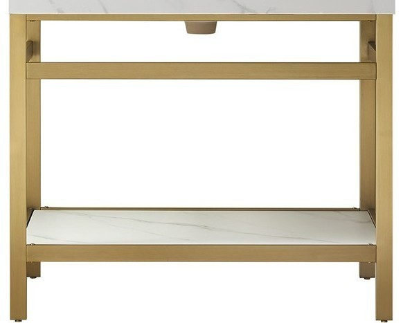 Bath Vanity Metal Support (Frame only) Brushed Gold SKU 702536-CAB-BG