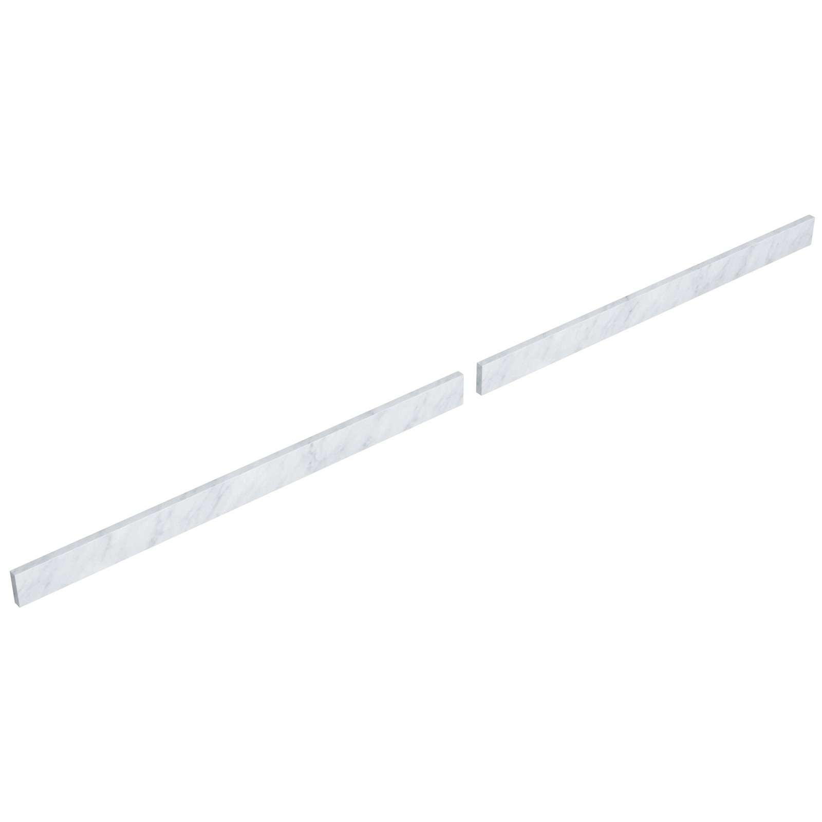 Wyndham Collection WCFVCA184BS 84″ x 3″ Backsplash – Carrara Cultured Marble