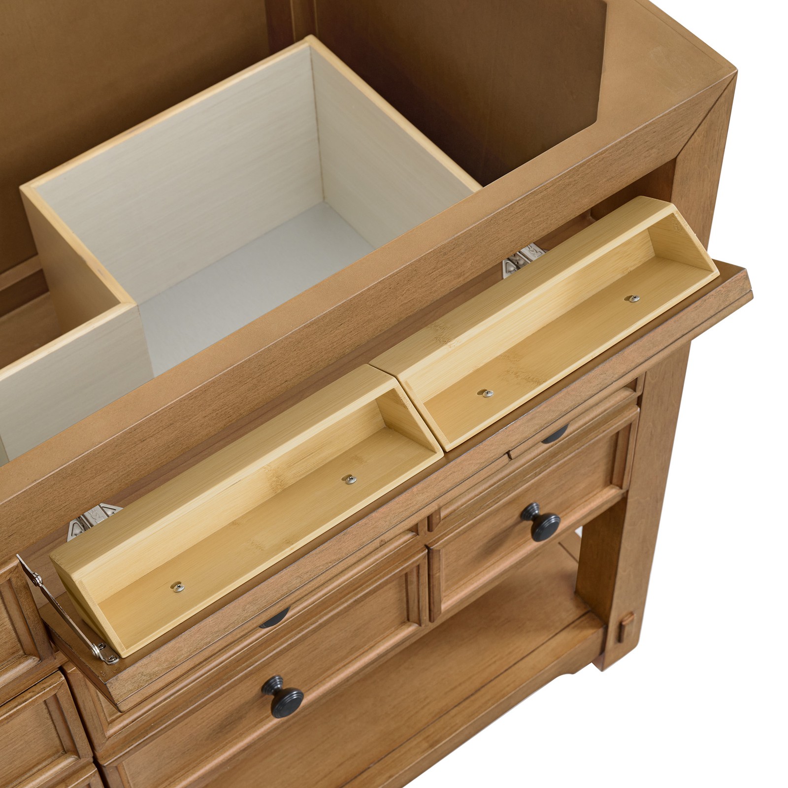 James Martin Vanities 505-V72-3ENC Malibu 72″ – Amber Birch