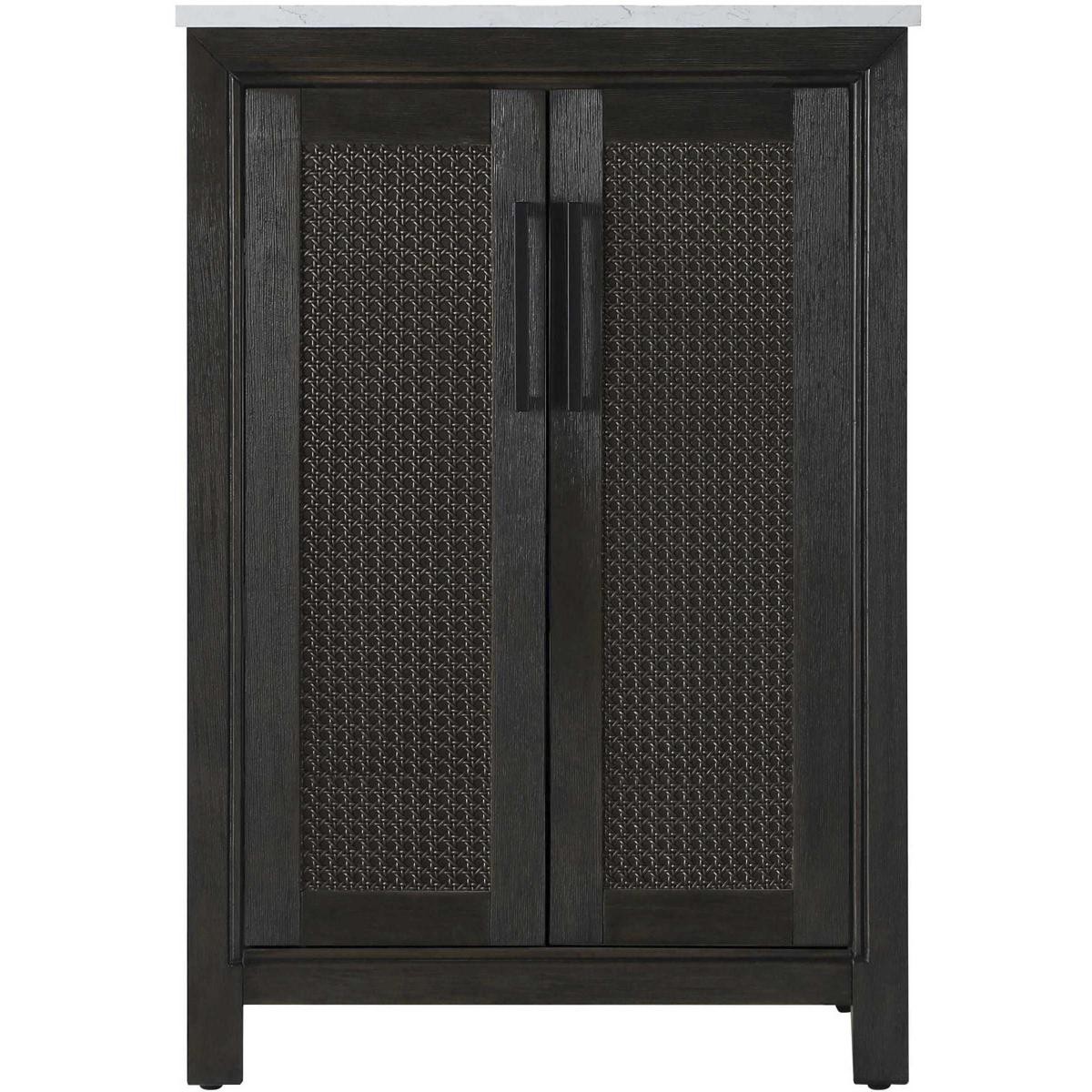Elegant Lighting VF29524CO Alina Vanity Chocolate Oak