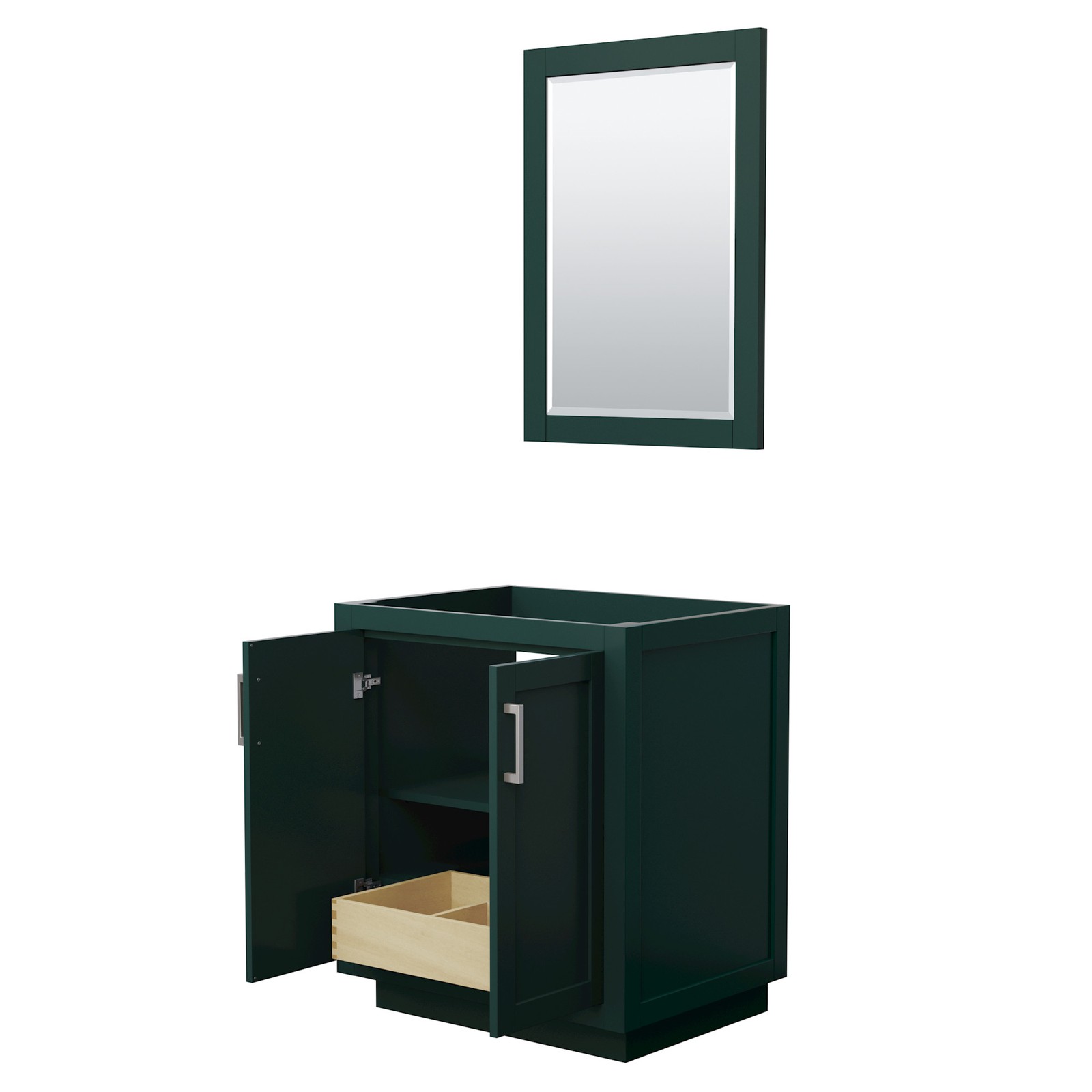 Wyndham Collection WCF2929-30S-CX-M24 Miranda 30″ Single – White / Brushed Gold