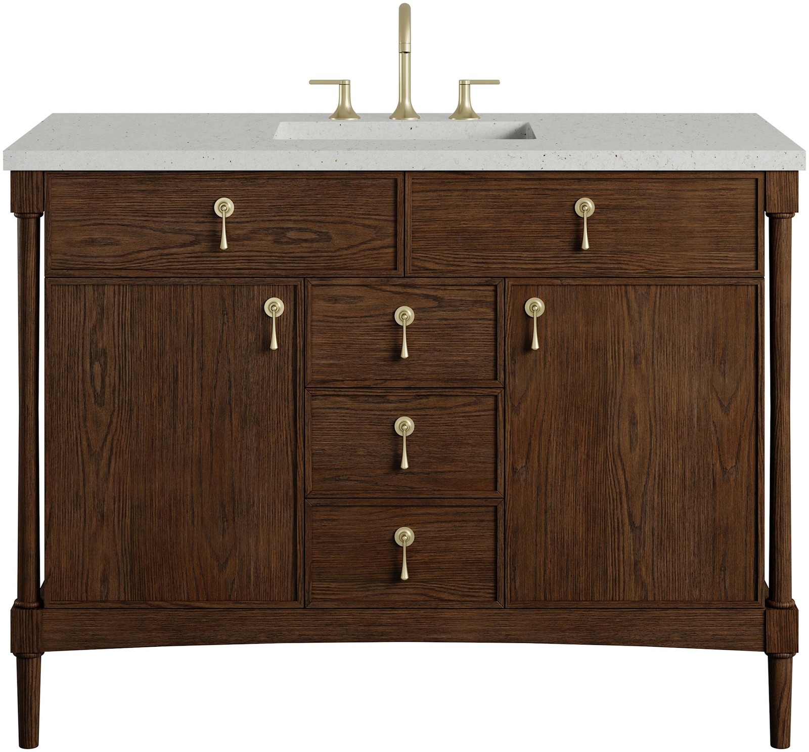 James Martin Vanities D680-V48-3LDL Kinnsden 48″ – Sable Oak