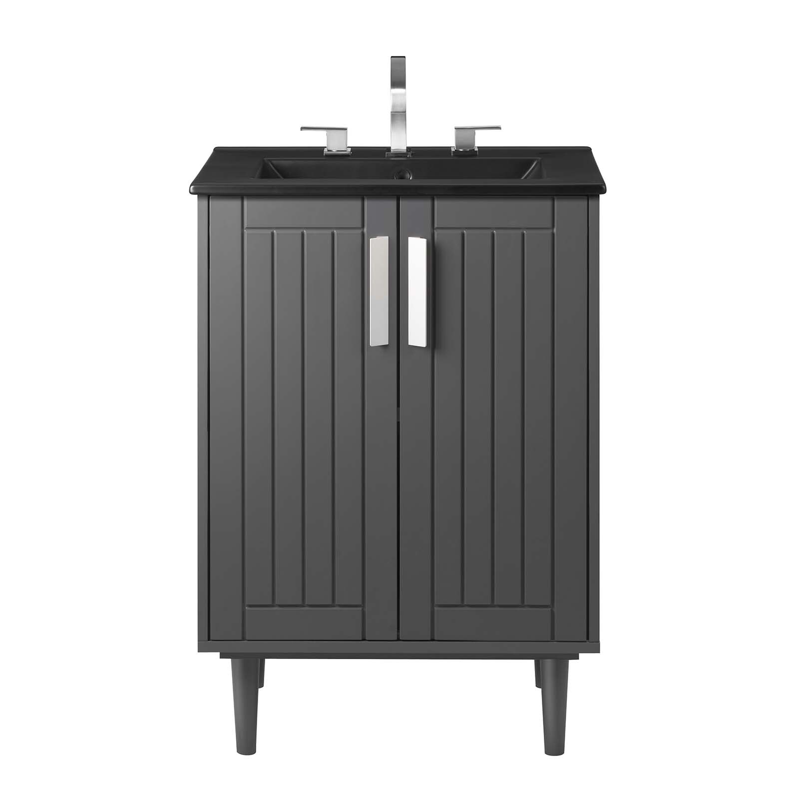 Modway Augusta 24″ Bathroom Vanity in Gray Black