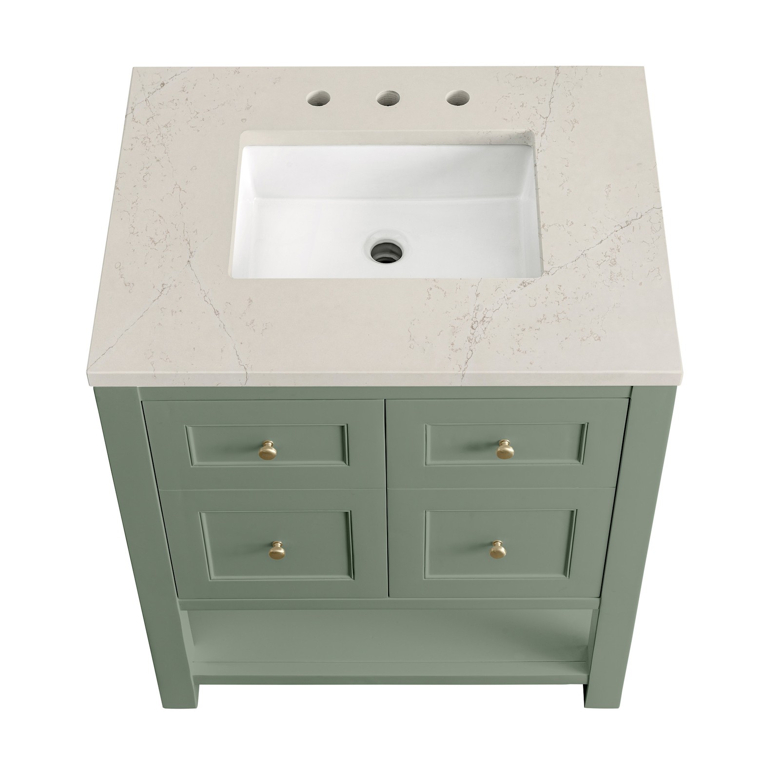 James Martin Vanities 330-V30-3SFR Breckenridge 30″ – White