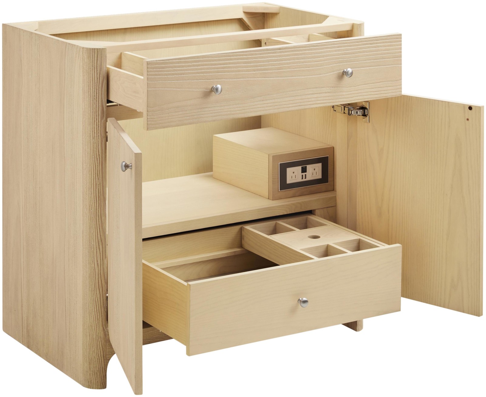 James Martin Vanities D125-V36-WVSL Gracyn 36″ – Coastal DriftWood