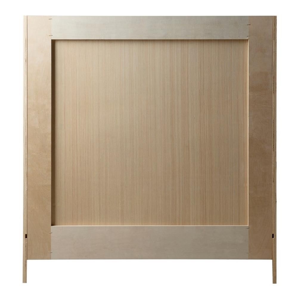 Brookings Vanity in Modern Birch with White Marble Top Fully Assembled 31in