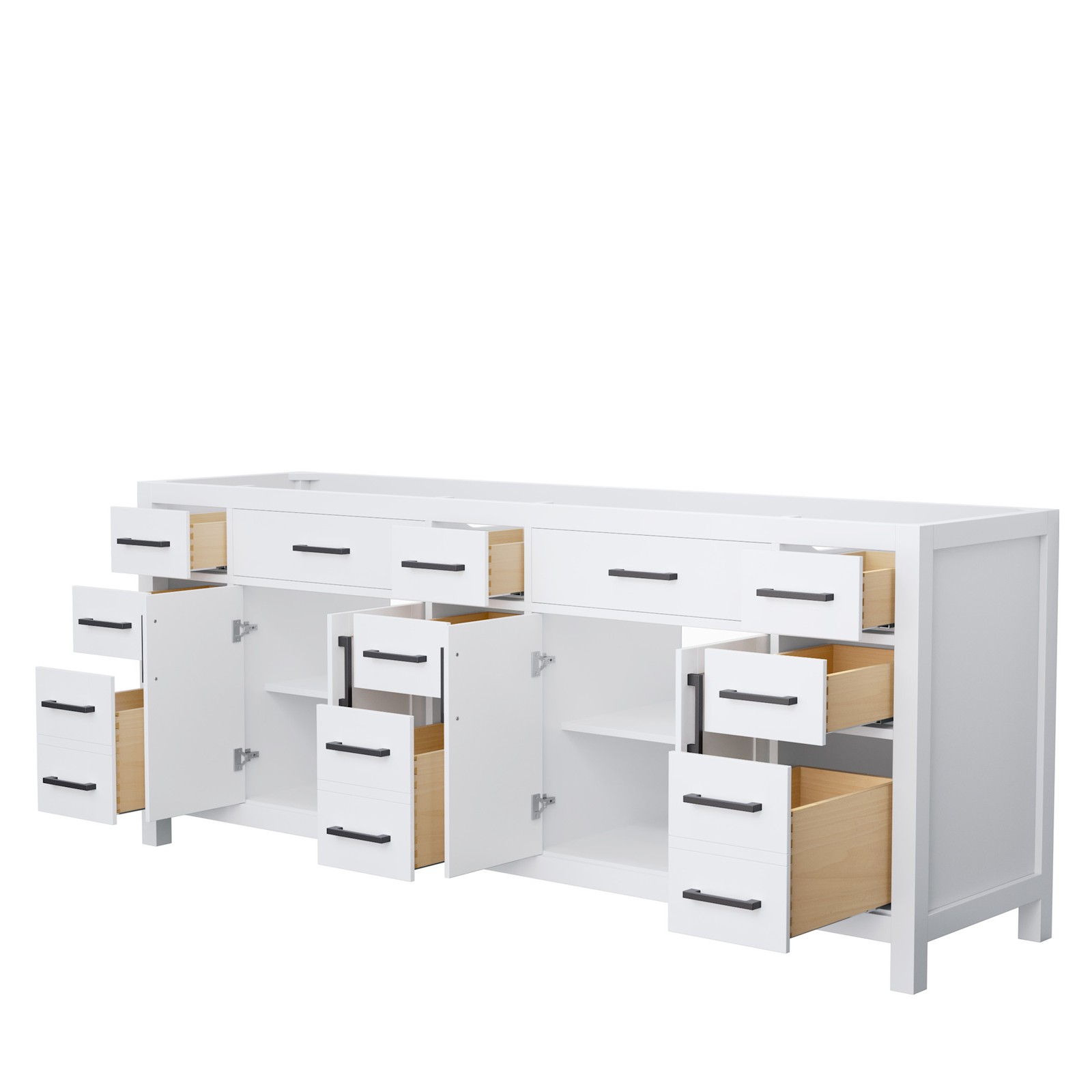 Wyndham Collection WCG242484D-CX-MXX Beckett 83″ Double – Dark Gray / Matte