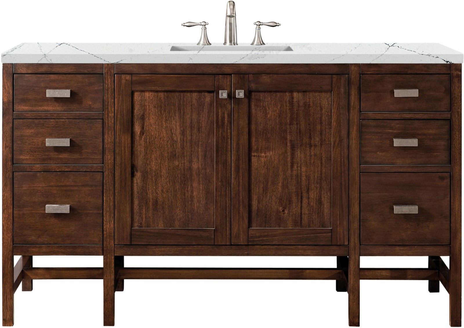 James Martin Vanities E444-V60S-3ENC Addison 60″ – Mid Century Acacia