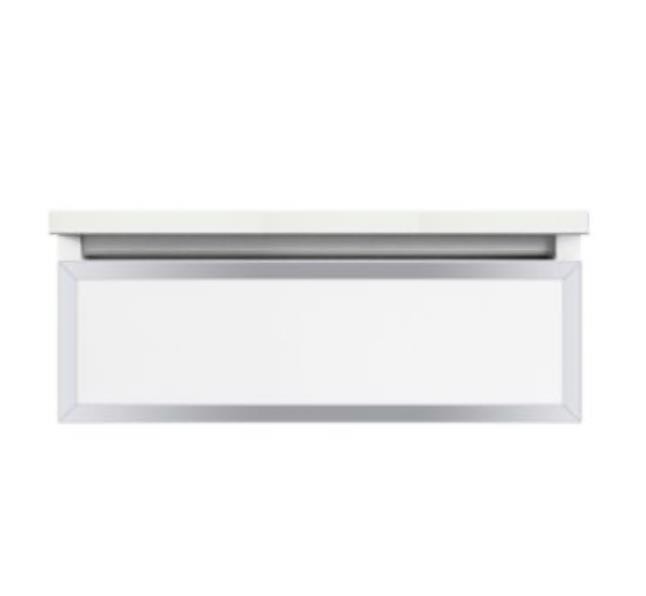 WHITE, 24-INCH WIDE REPLACEMENT DRAWER FRONT FOR A ROBERN VANITY