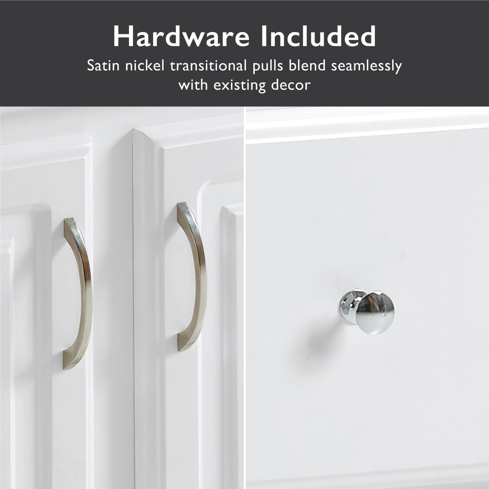 Design House 215814 Concord 72″ Double – White