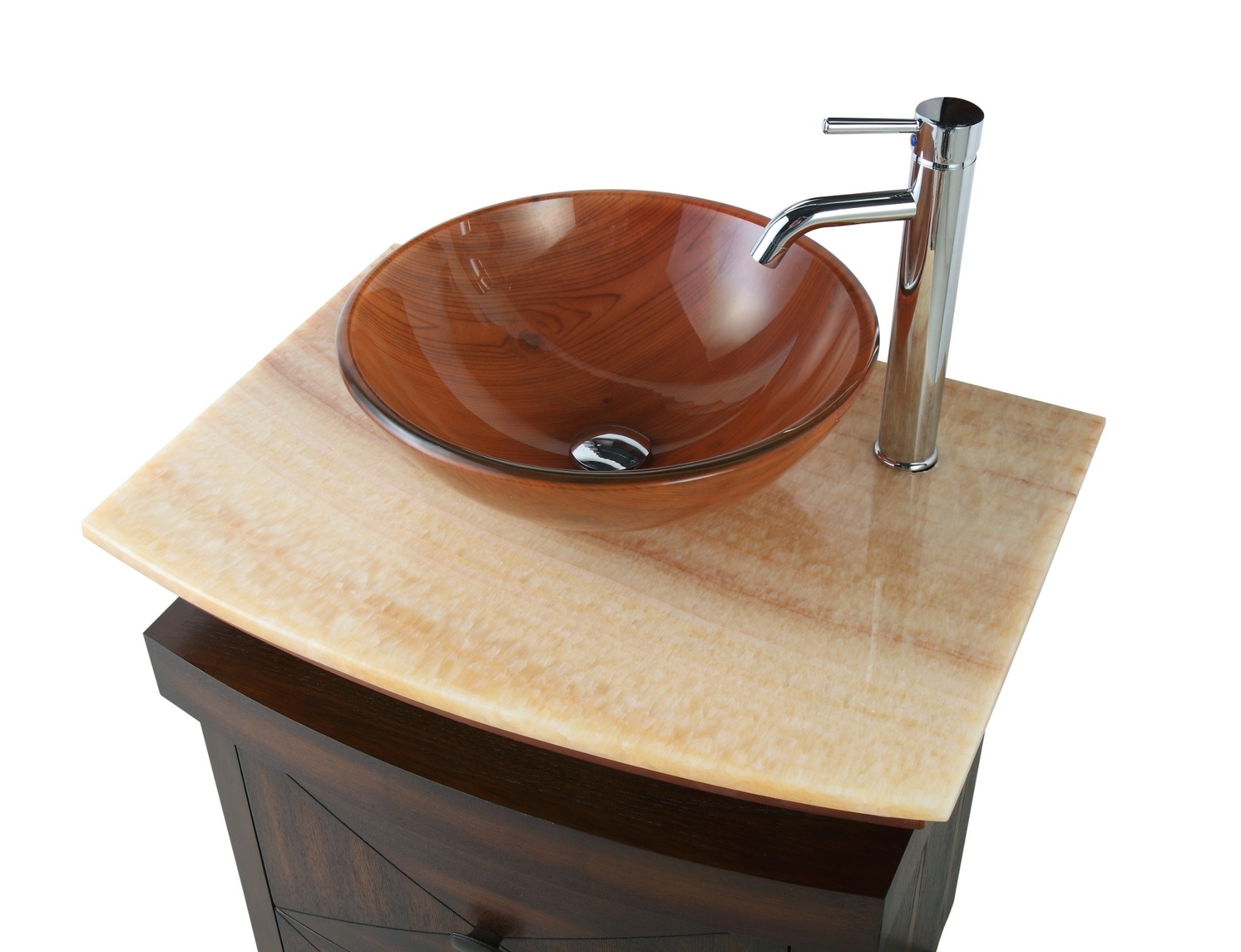 28 inch Verdana Onyx Counter Top Vessel Sink Bathroom Vanity # SW029