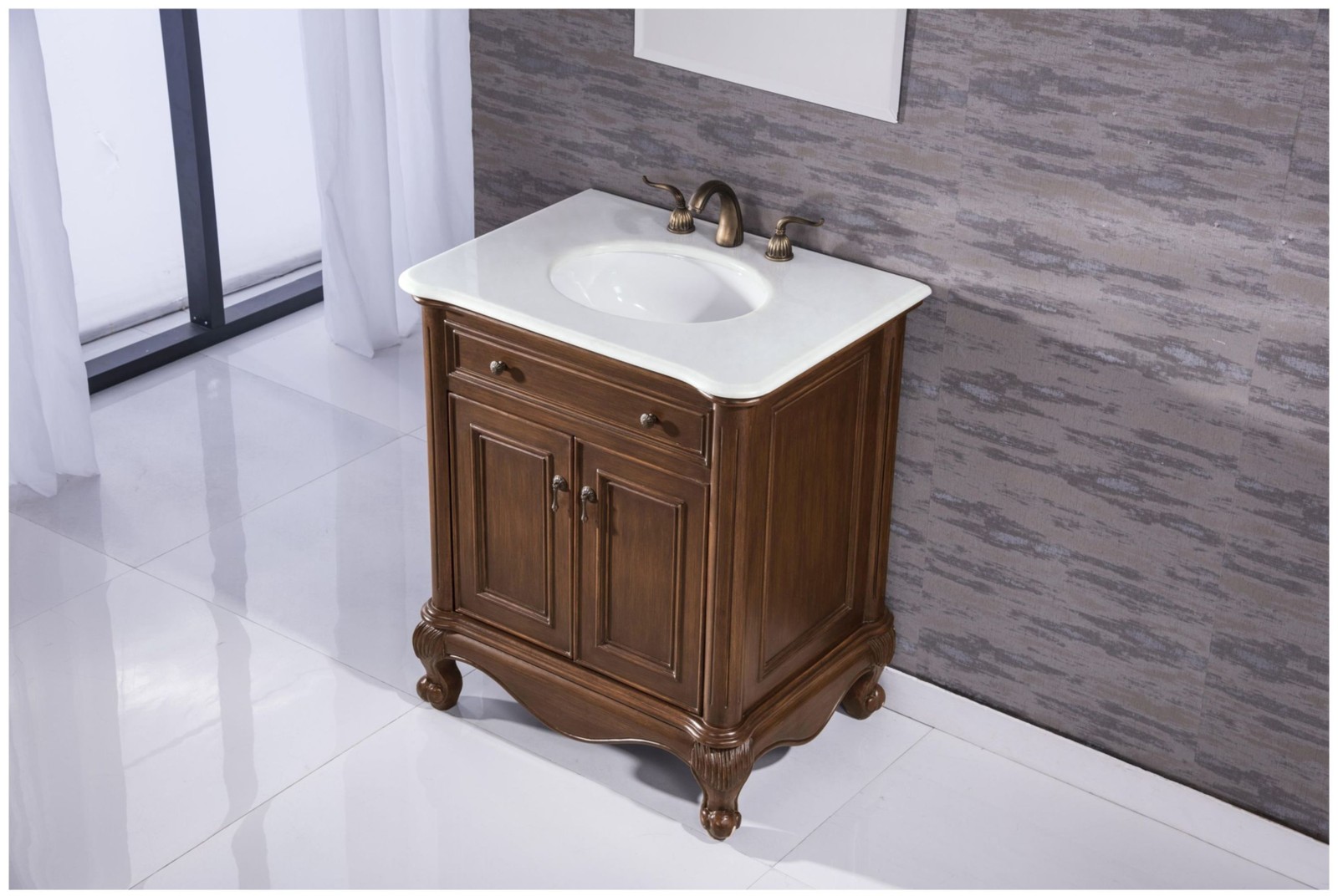 Elegant Lighting VF-1032-VW Berkshire 30″ – Brown
