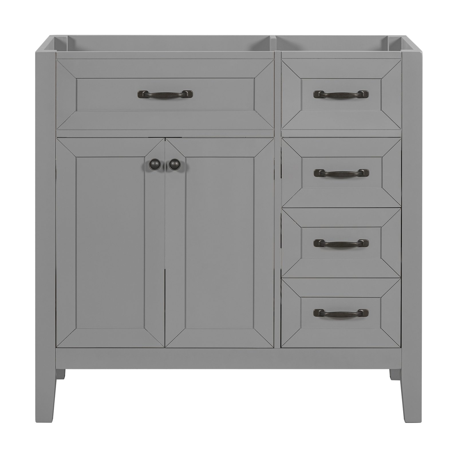 36″ Single Bathroom Vanity Bathroom Storage Cabinet (Sink Basin Not Included)