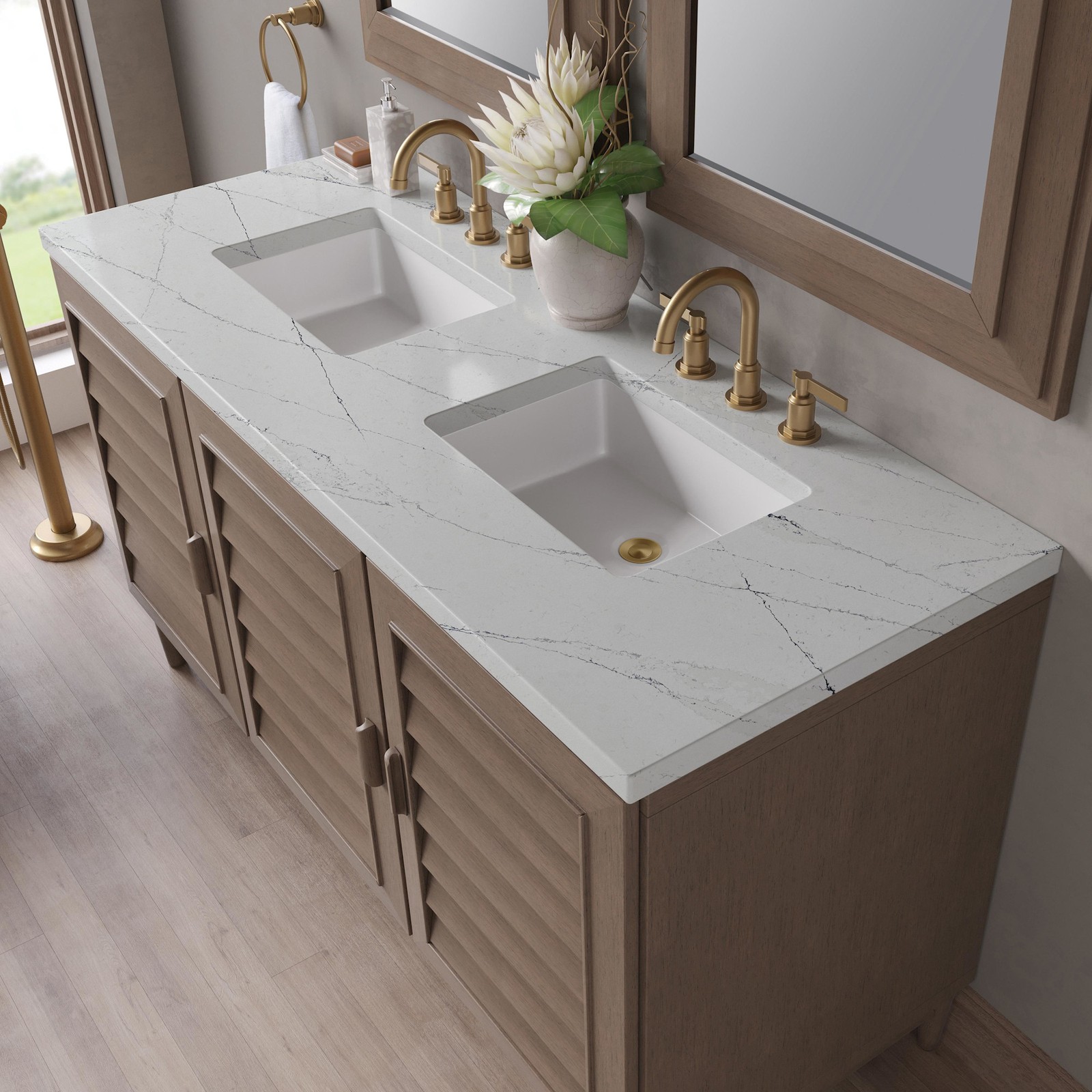 James Martin Vanities 620-V60D-3ENC Portland 60″ – Wood