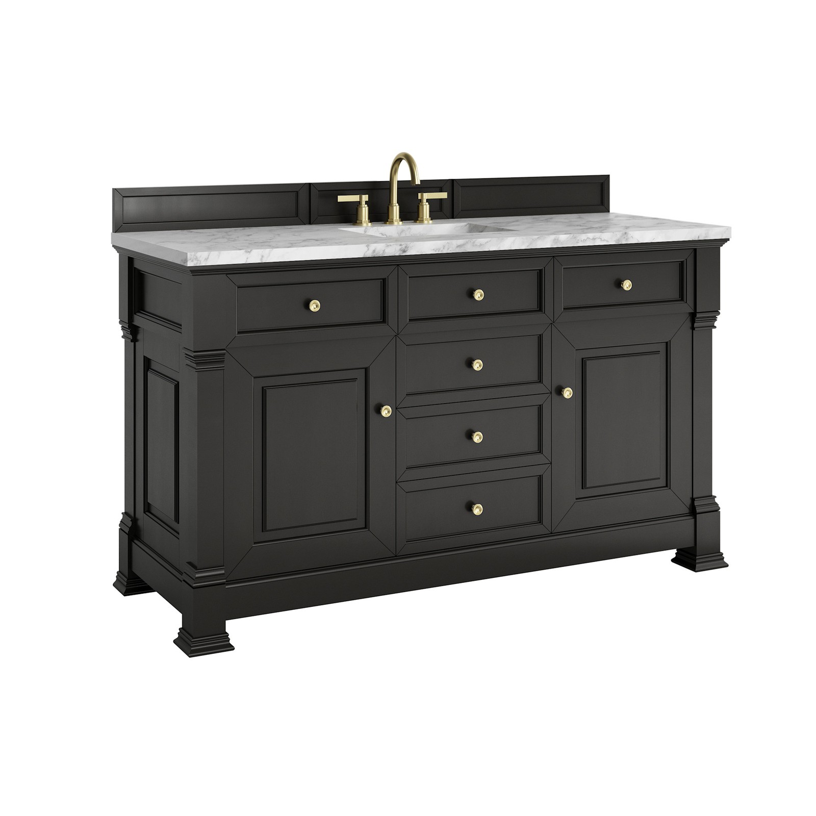 James Martin Vanities 547-V60S-3CAR Brookfield 60″ – Wood
