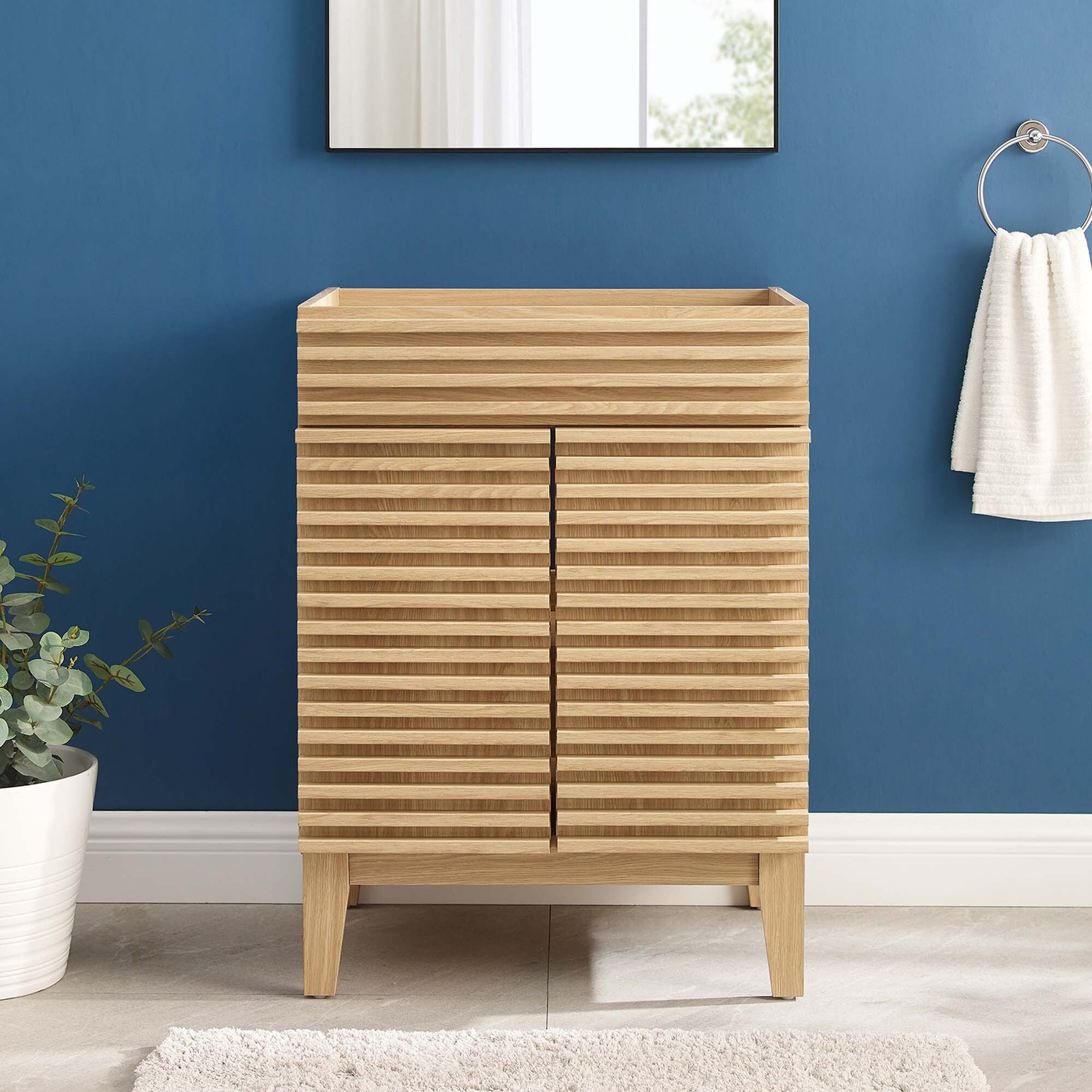 Render 24″ Bathroom Vanity Cabinet (Sink Basin Not Included)