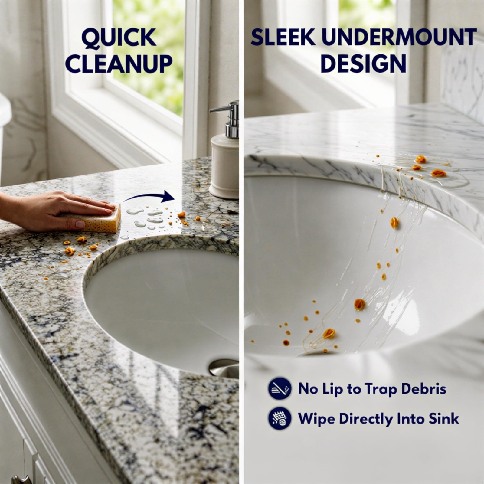 Nantucket Sinks UM-13×10-W Small Undermount Bathroom Sink– 13″x10″ Interior Bowl