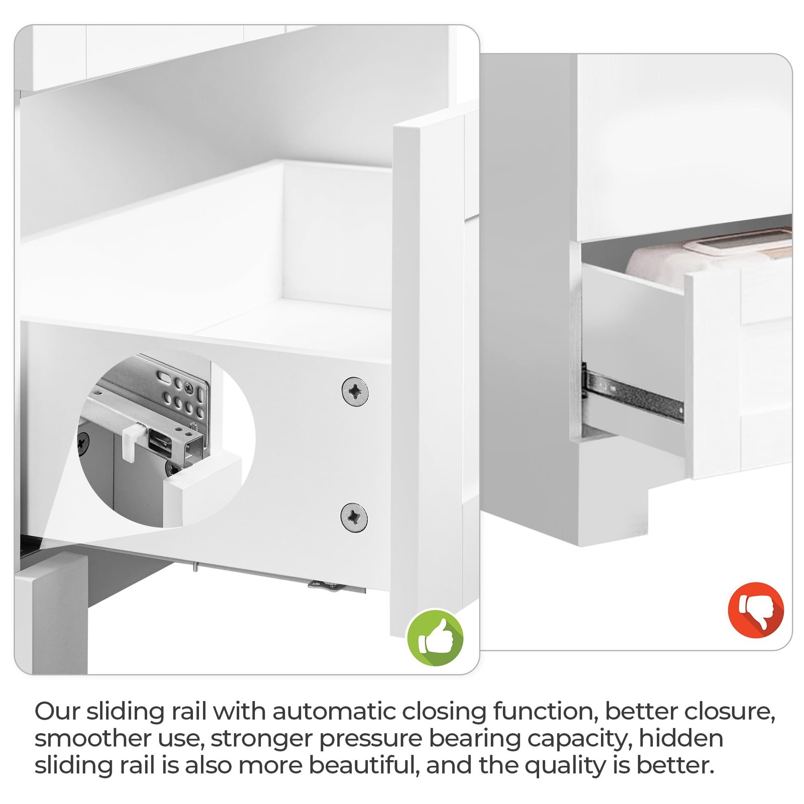 Yaheetech 24.5in Bathroom Vanity w/ Ceramic Sink Undermount Cabinet Set