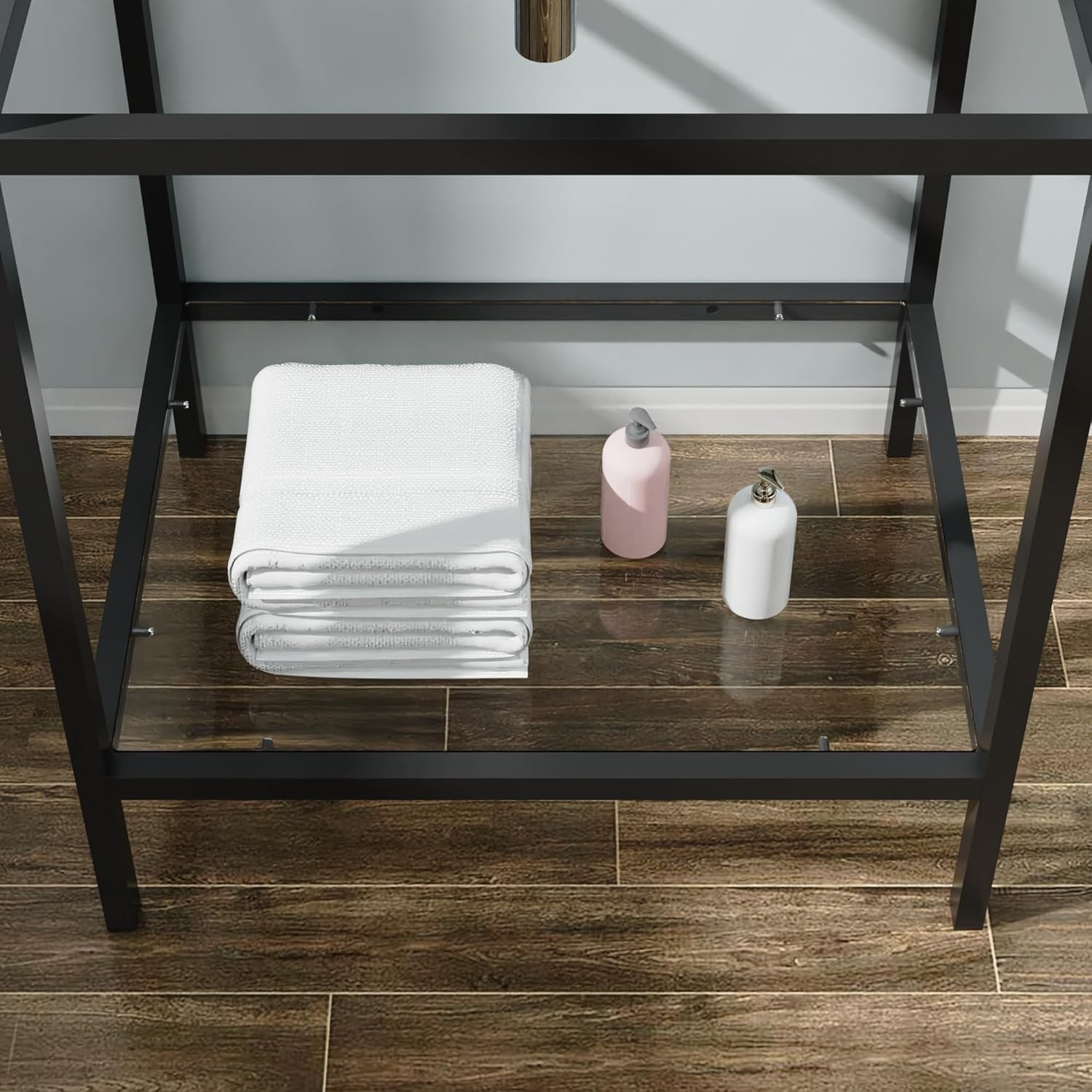 24 Utility Sink with Faucet, Space Saving Laundry Basement Ceramic Sink