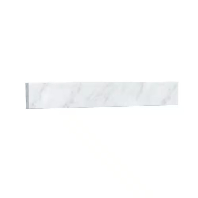 21.25 in. Marble Sidesplash in White Carrara
