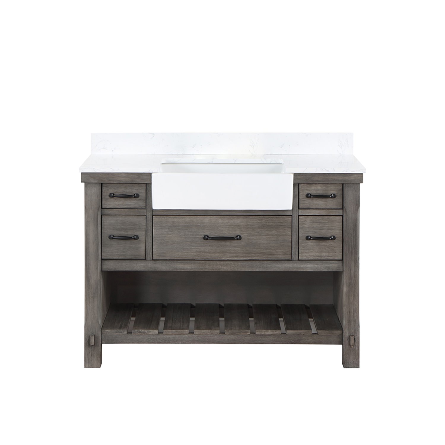 Miseno MV-NM-701648 Villareal 48″ – Weathered Pine / White