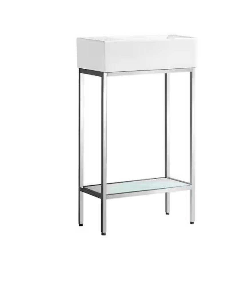 Swiss Madison Pierre 19.5in Freestanding Vanity Chrome SM-BV551C