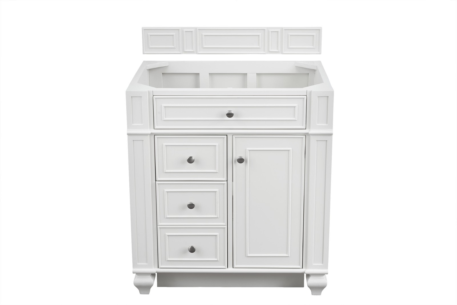 James Martin Vanities 157-V30 Bristol 30″ Single Basin Hardwood – White