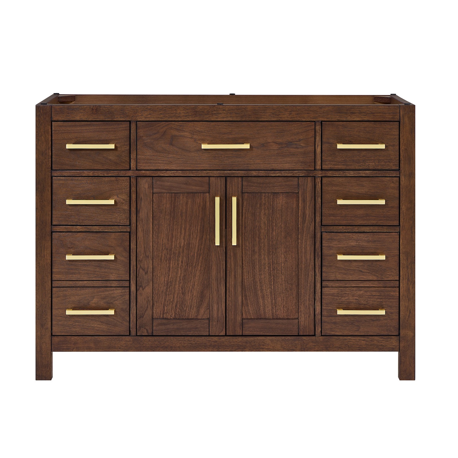 Wyndham Collection WCG242448S-CX-MXX Beckett 48″ Single – White / Brushed Nickel