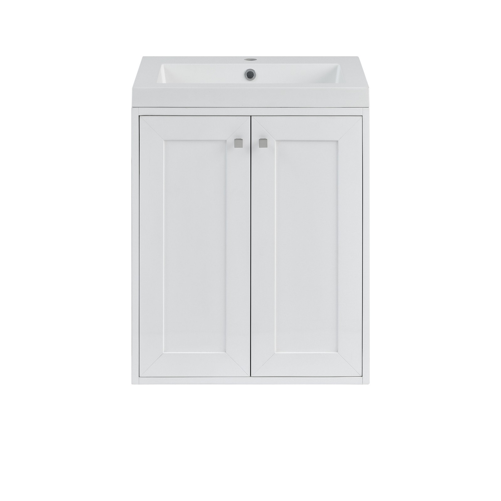James Martin Vanities 533V24WG Chianti 24″ Wall Mounted Single – White