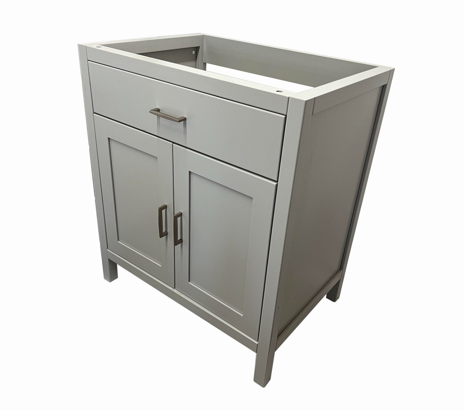 30″ Light grey Shaker Single-sink Bathroom Vanity Base Cabinet NE-V3021-LG