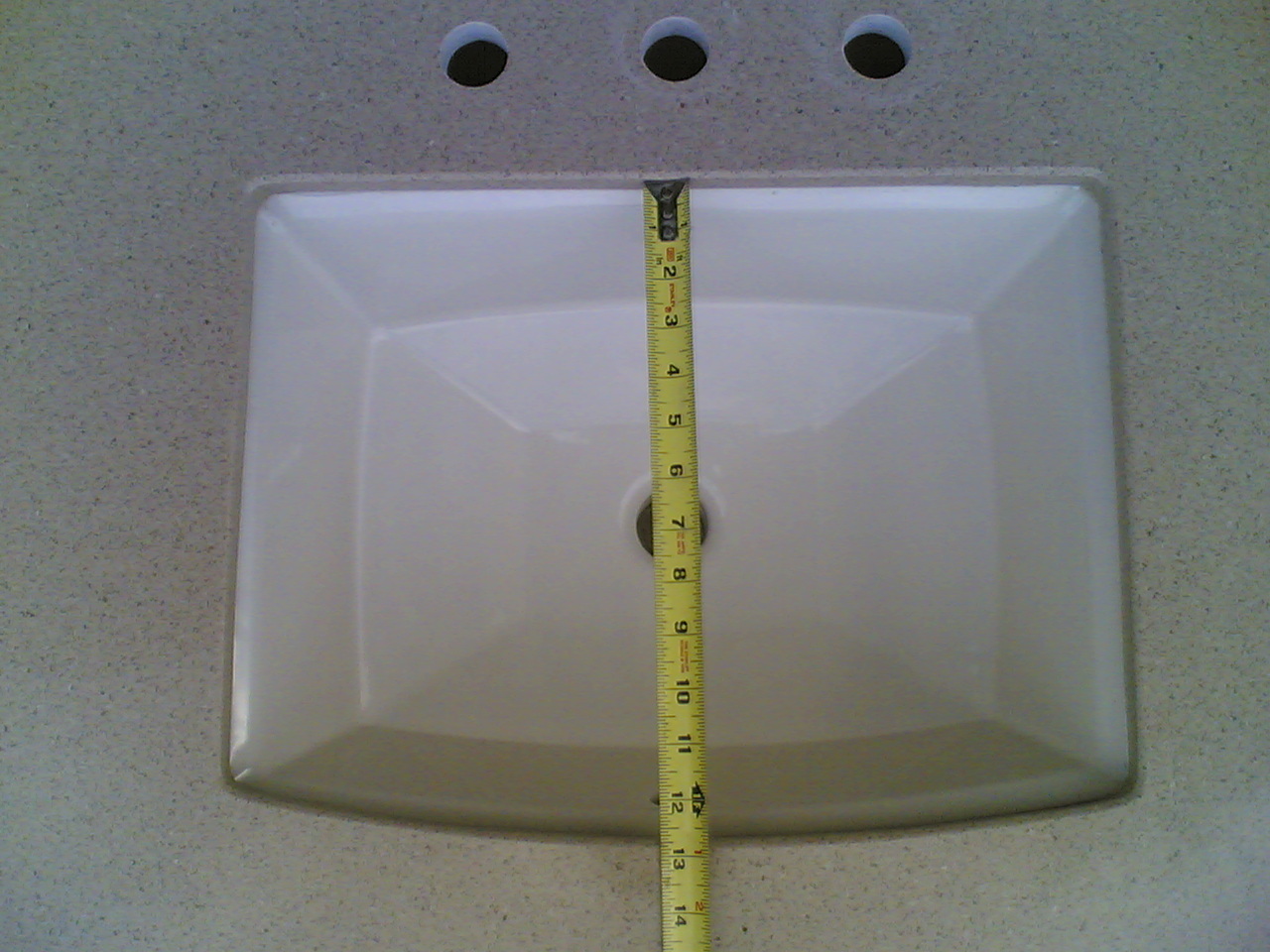 NEW (Display) Elegant GRANITE Bathroom VANITY TOP + Kohler Sink (61 x 22)