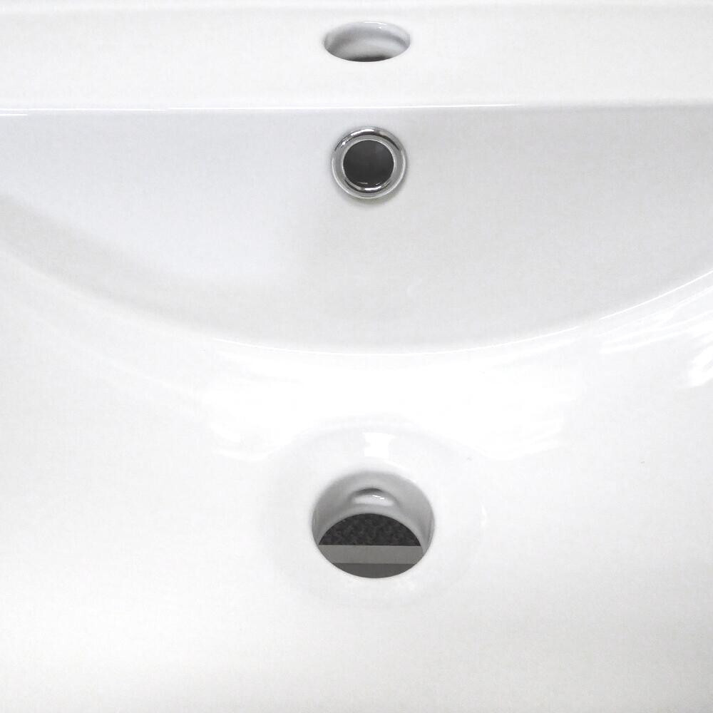Bellaterra White Single Sink Wall-Mount Vanity Jerez 24.4x 18.5 Ceramic Top