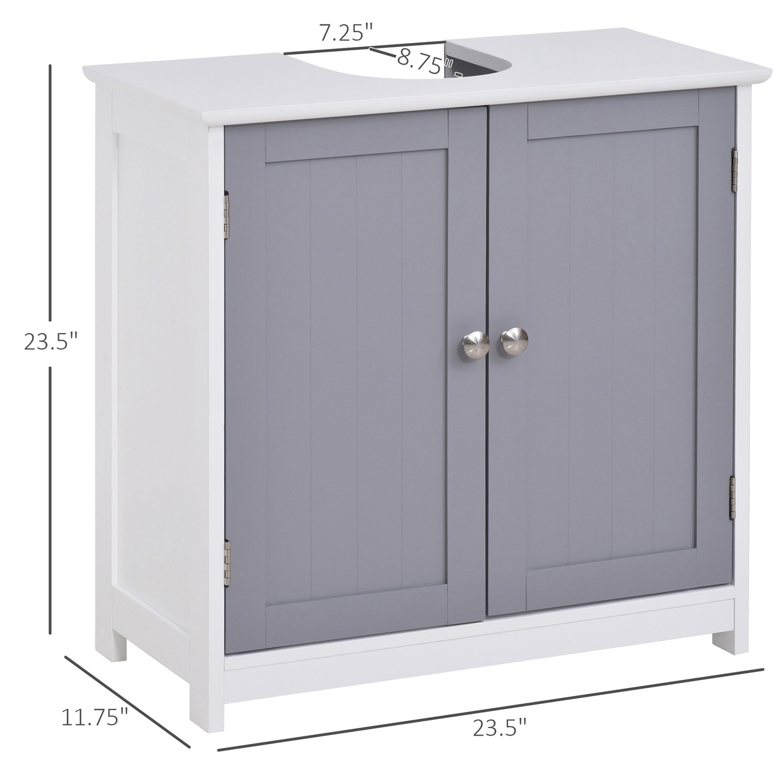 Pedestal Sink Storage Cabinet, Vanity Base Cabinet, Under Sink Bathroom Cabinet