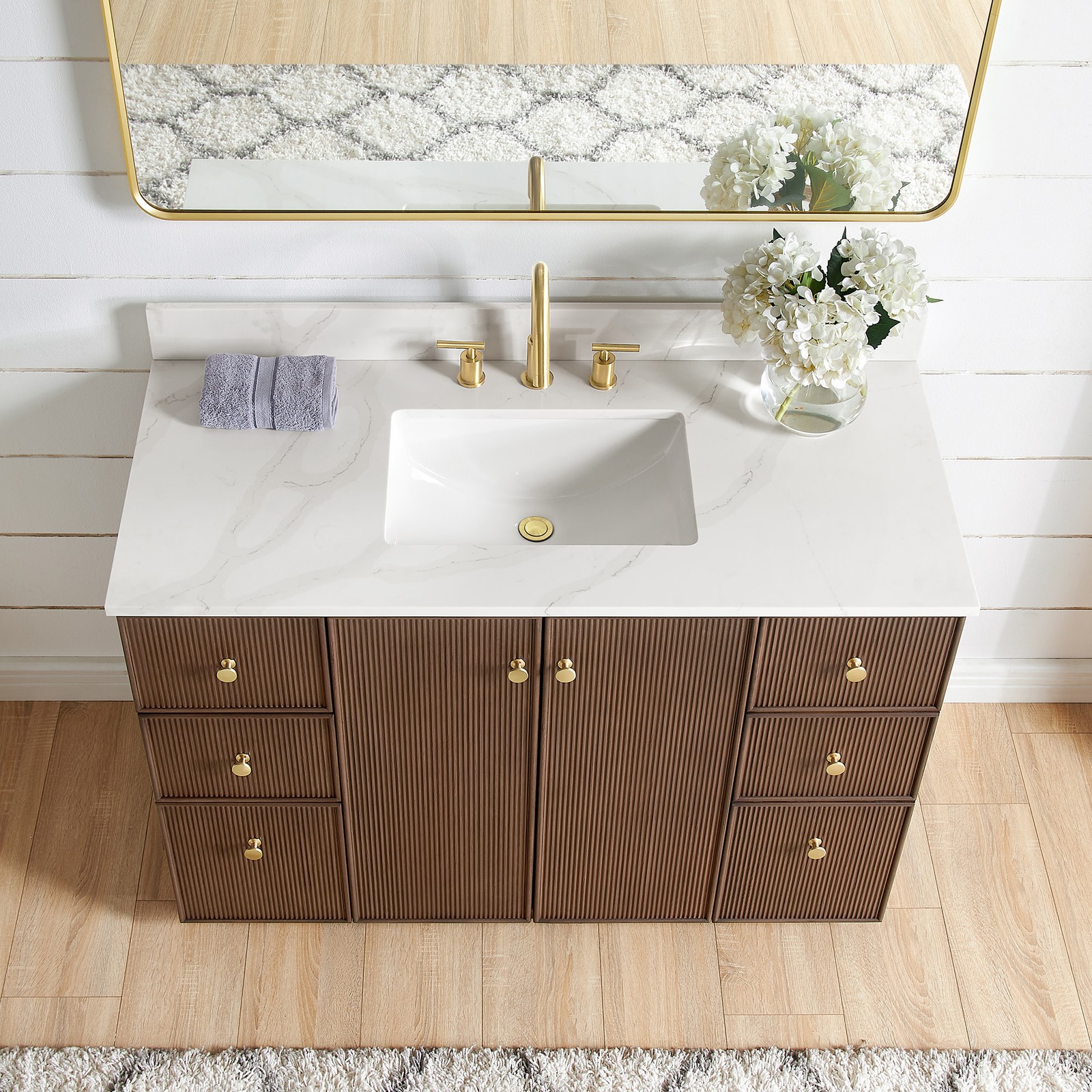 Miseno MV-NM-OZA48-WQT Oza 48″ – Aged Natural Oak