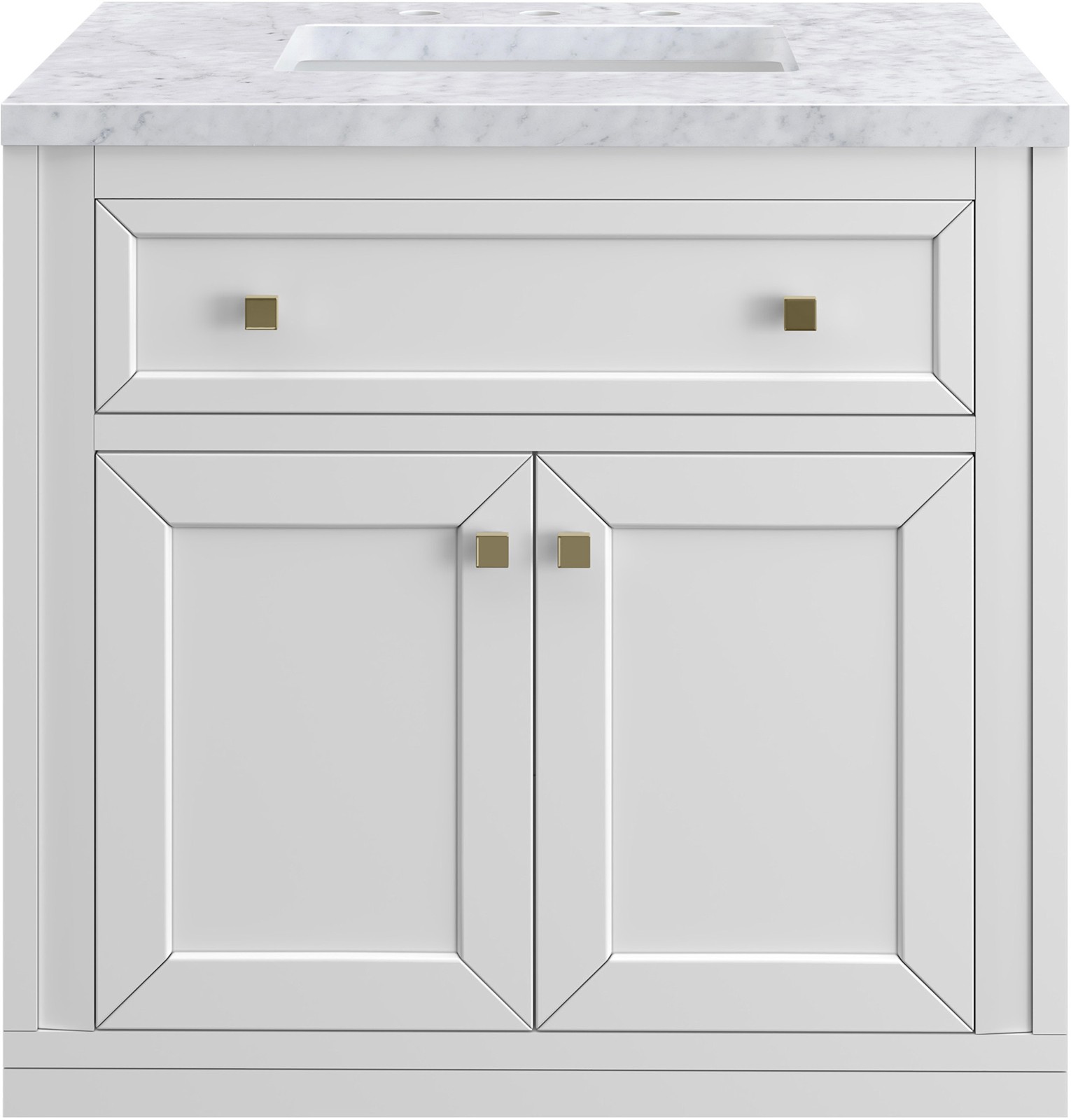 James Martin Vanities 503-V30-3CAR Chicago 30″ – White