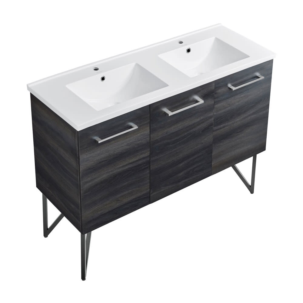 Swiss Madison SM-BV224D Annecy 48″ – Black Walnut / White