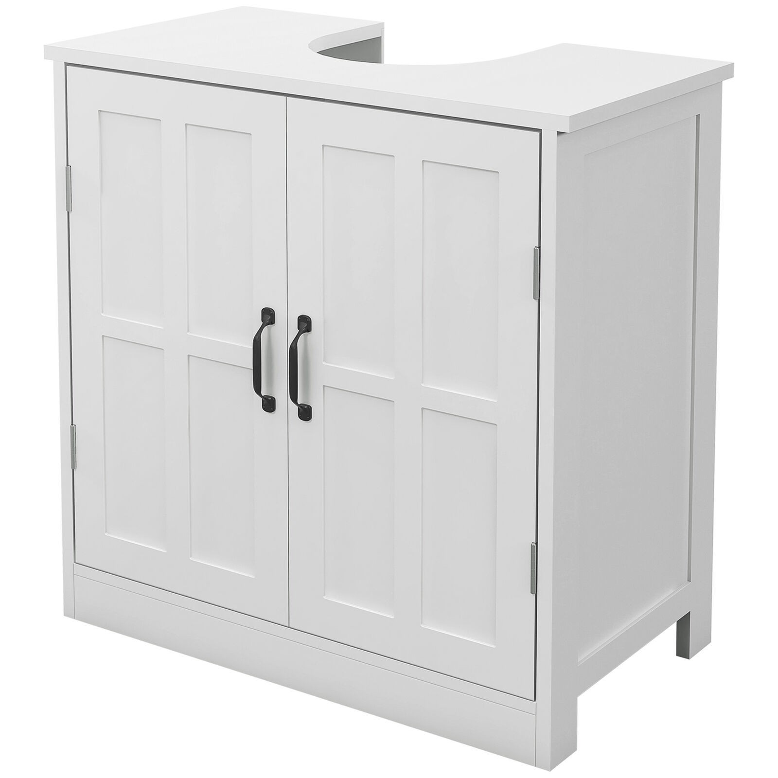 Bathroom Organizer Pedestal Under Sink Storage Cabinet with Adjustable Shelf