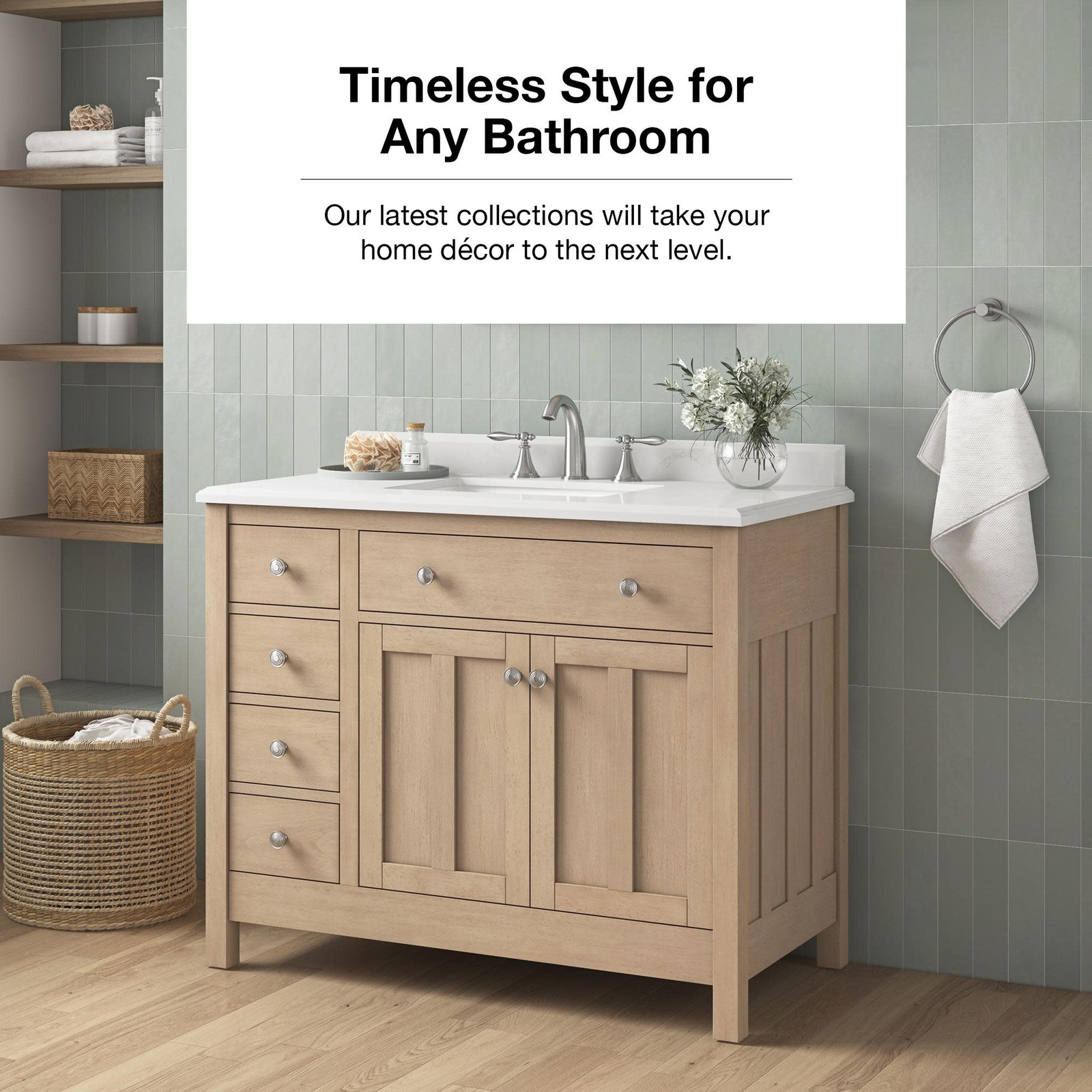 Ove Decors Newcastle 42 Newcastle 42″ – Sahara Birch