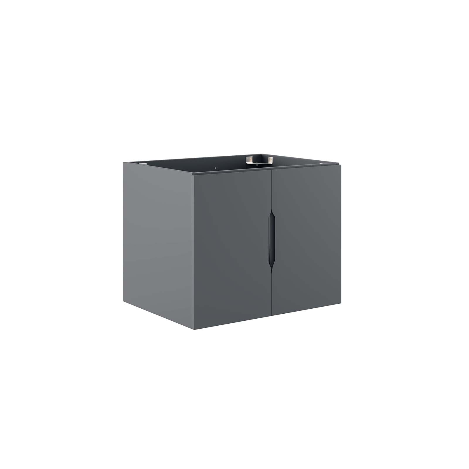Modway Vitality 24″ Bathroom Vanity Cabinet (Sink Basin Not Included) in Gray