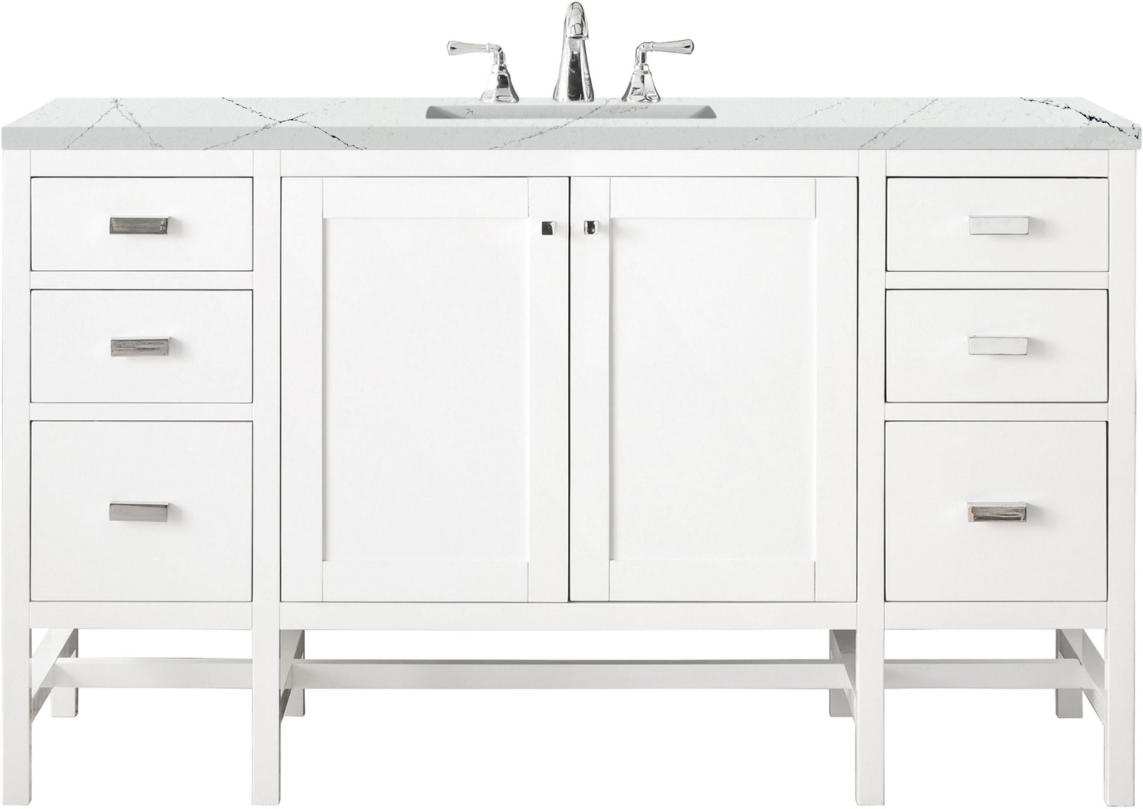 James Martin Vanities E444-V60S-3ENC Addison 60″ – White