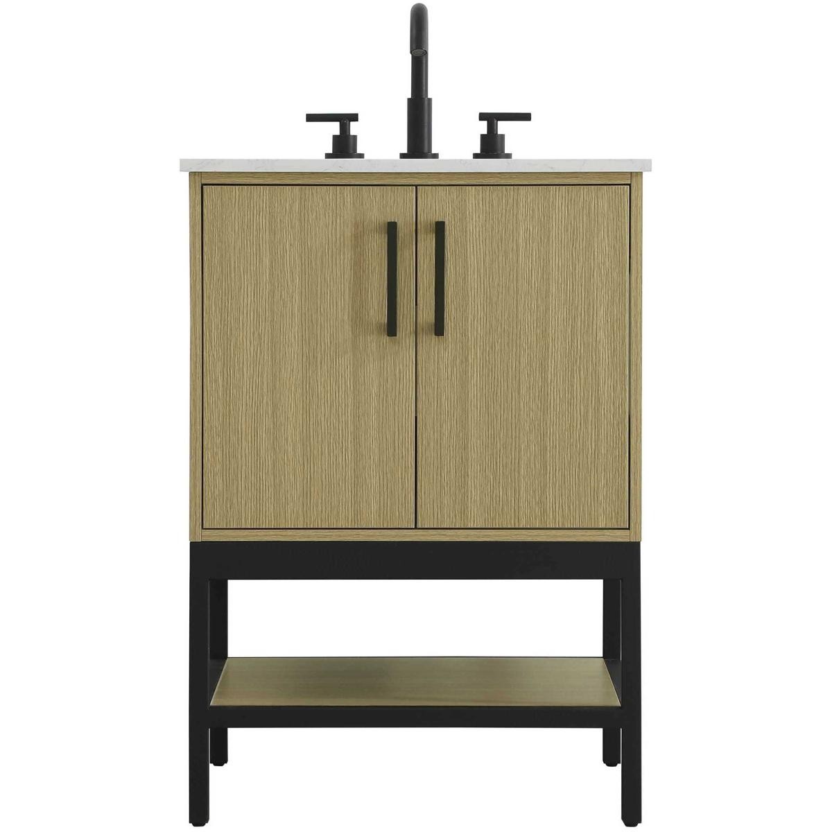 Elegant Lighting VF60724MHB Lennox Vanity Honey Brown