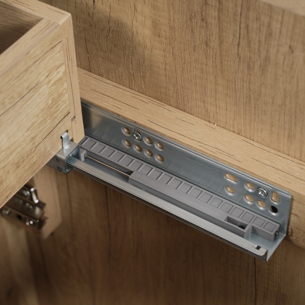 60 Inch Bathroom Vanity with SMC Sink, Modern Spacious Bathroom Storage Cabinet