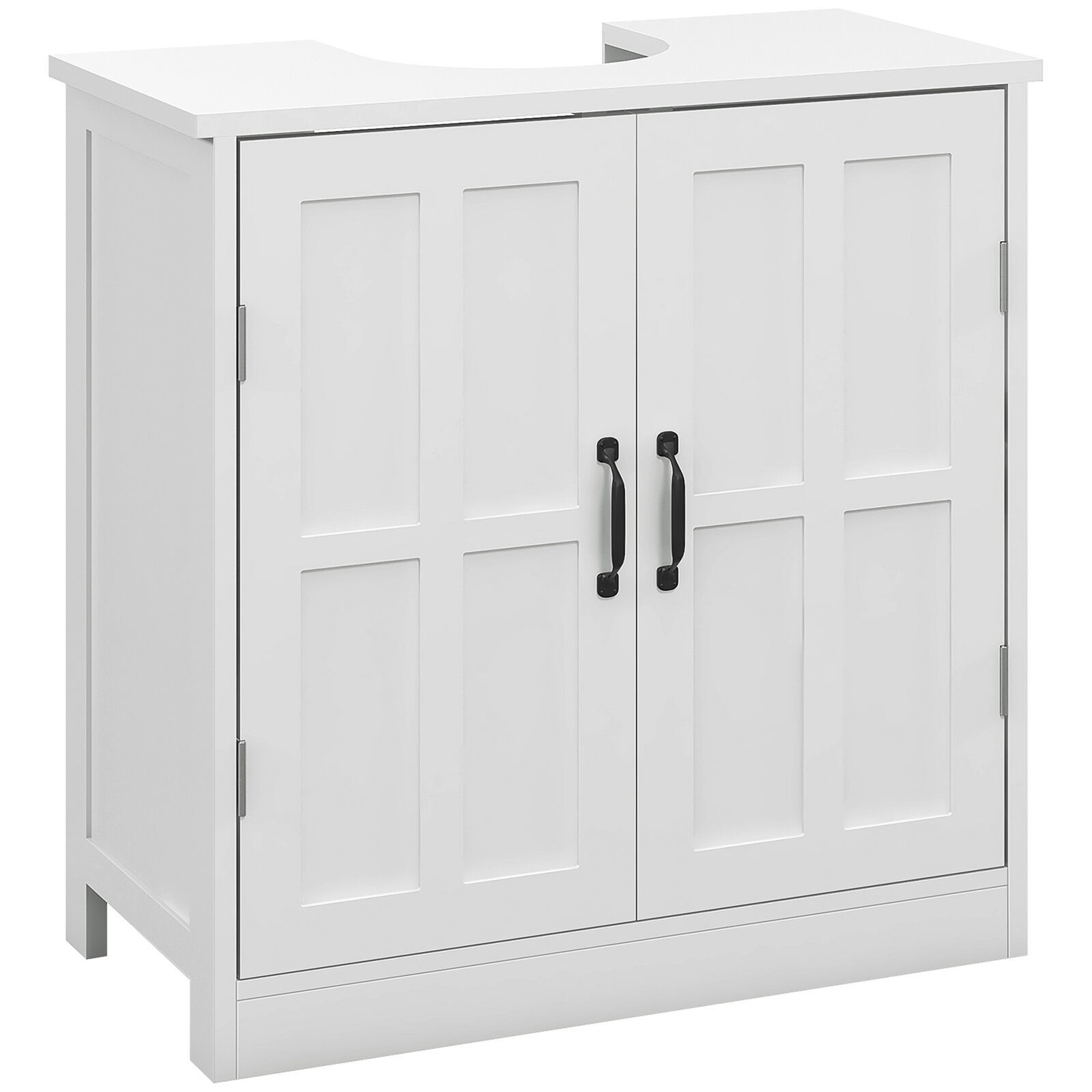 Bathroom Organizer Pedestal Under Sink Storage Cabinet with Adjustable Shelf