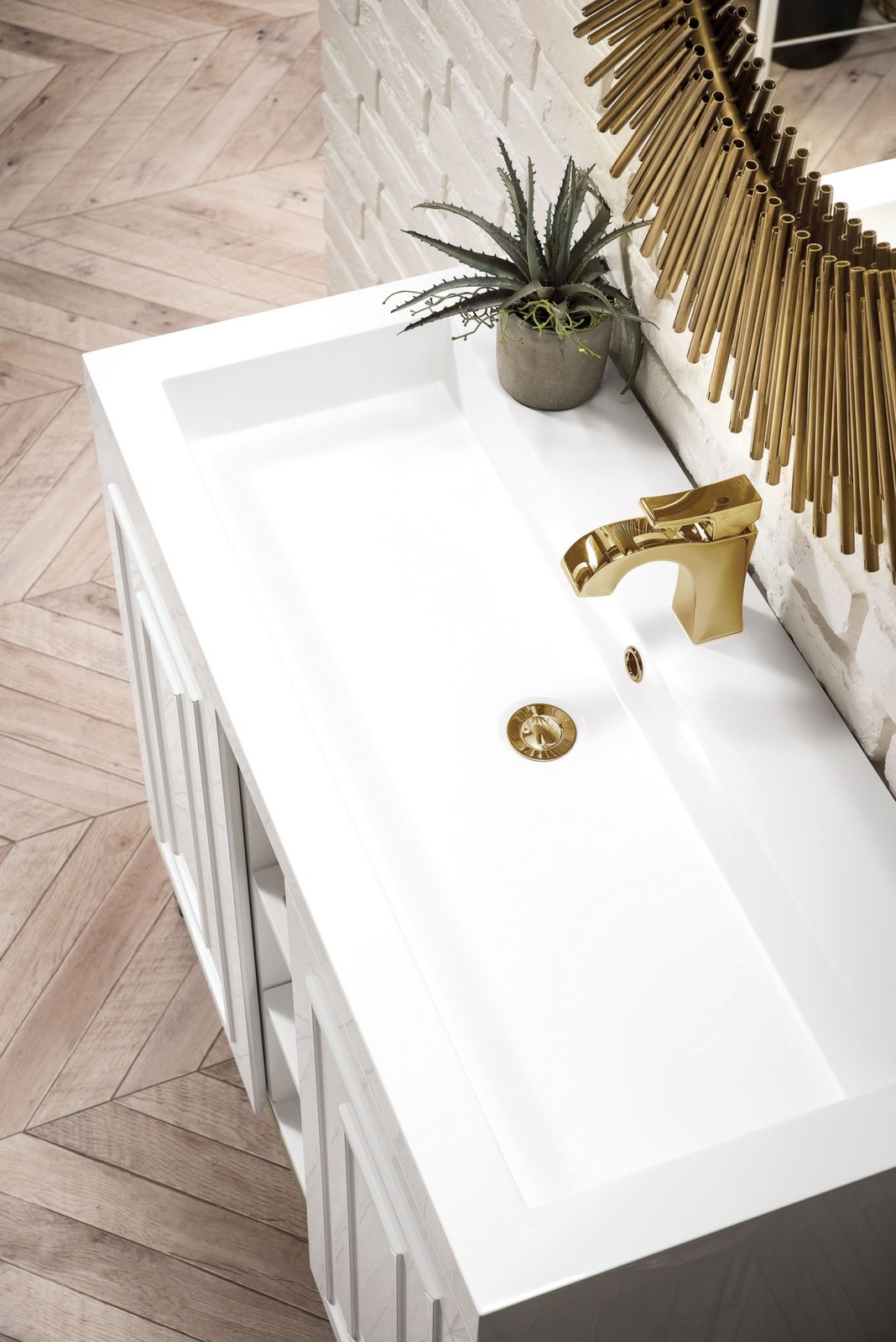 James Martin Vanities E110V39.5WG Alicante 40″ Wall Mounted – Mid Century Acacia