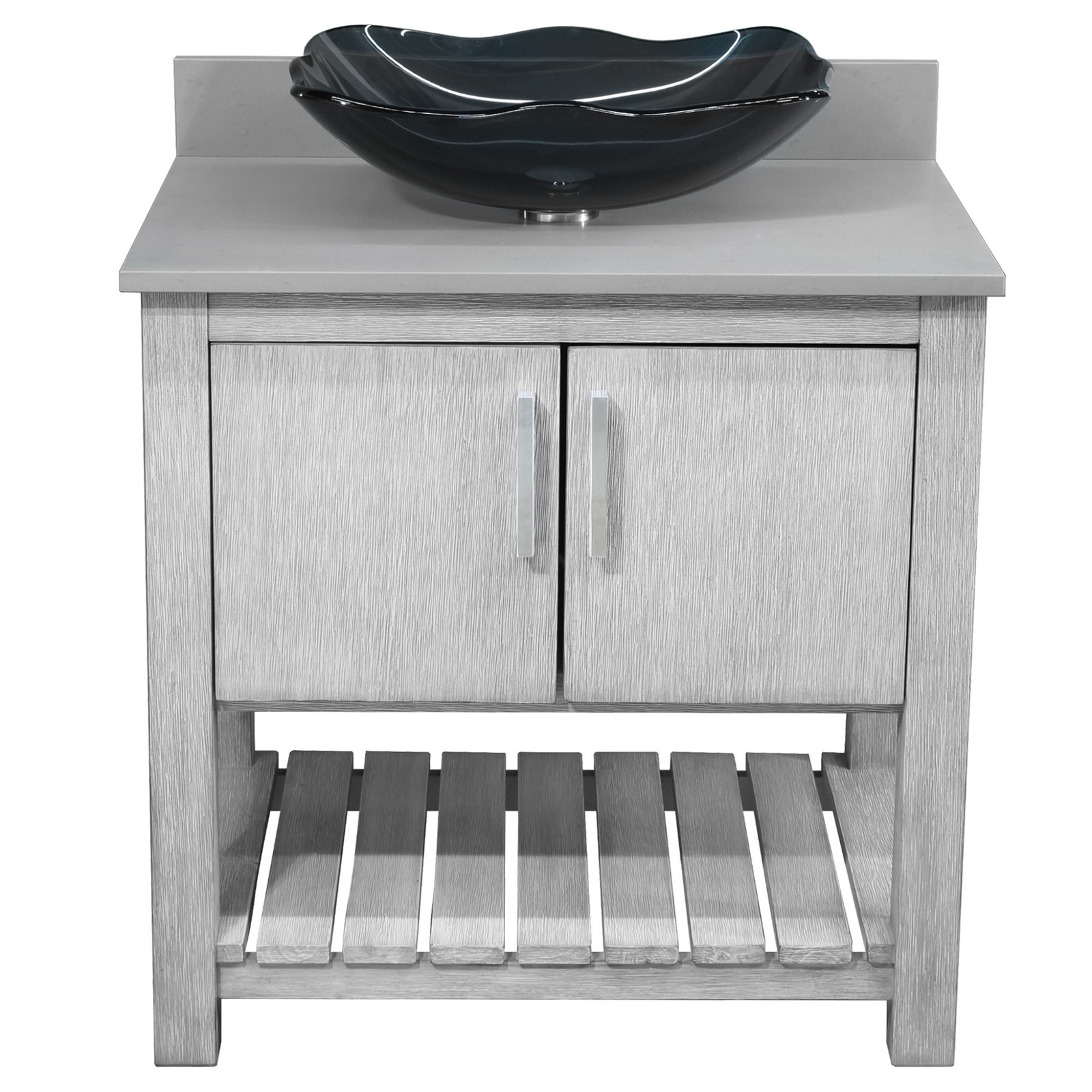 Miseno MV-30SG-NOBV-280-317G-MIR 30″ – Stonewash Grey / Storm Grey Top / Matte