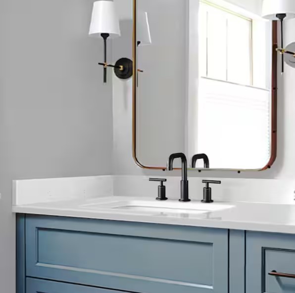 21.25 in. W Quartz Vanity Sidesplash in Snowstorm White