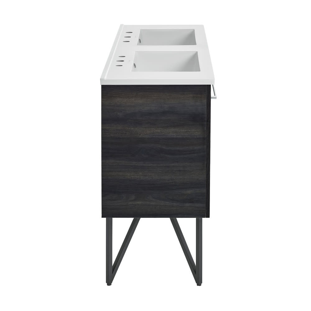 Swiss Madison SM-BV224D-3 Annecy 48″ – Black Walnut / White