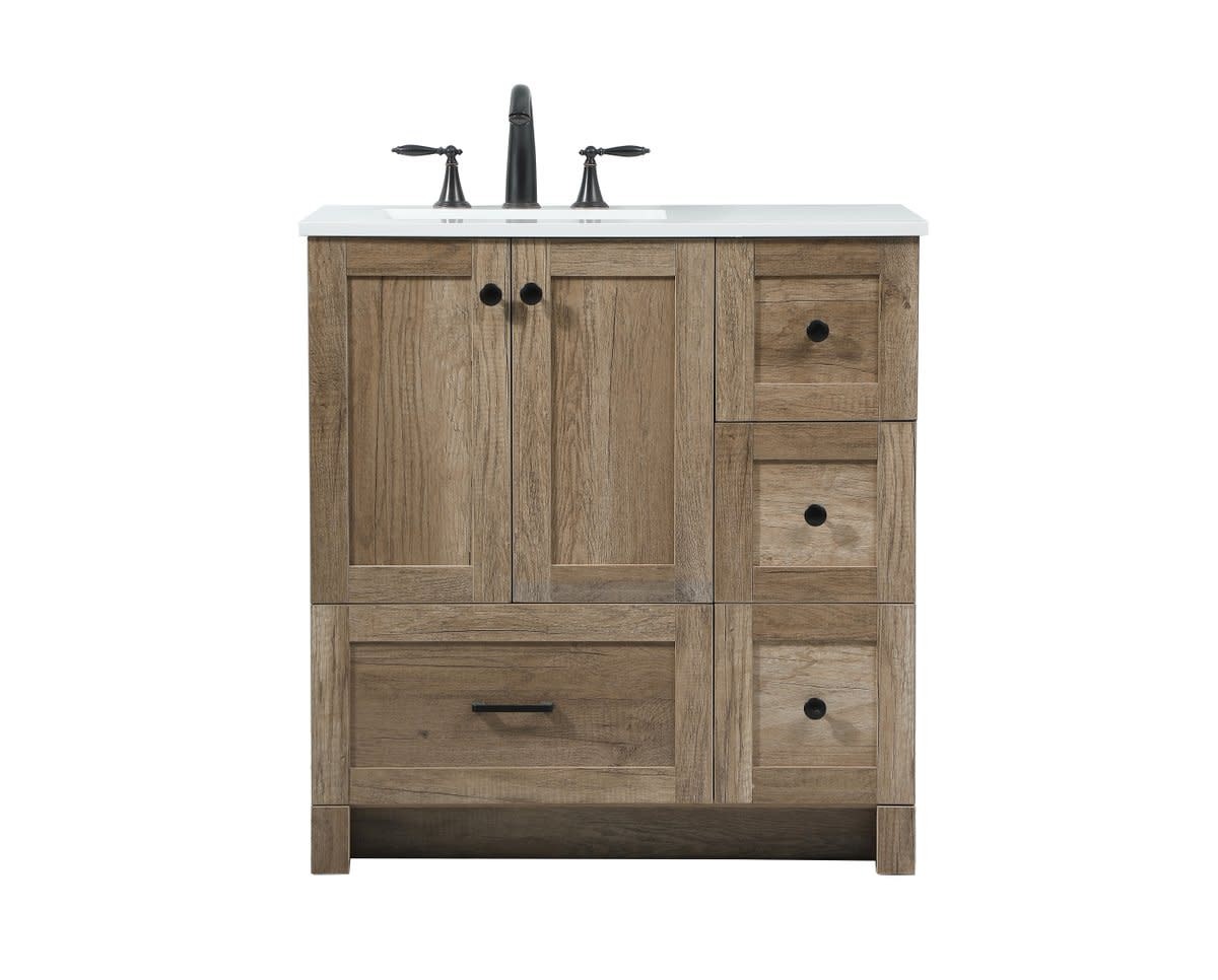Elegant Lighting VF2832 Soma 32″ – Wood