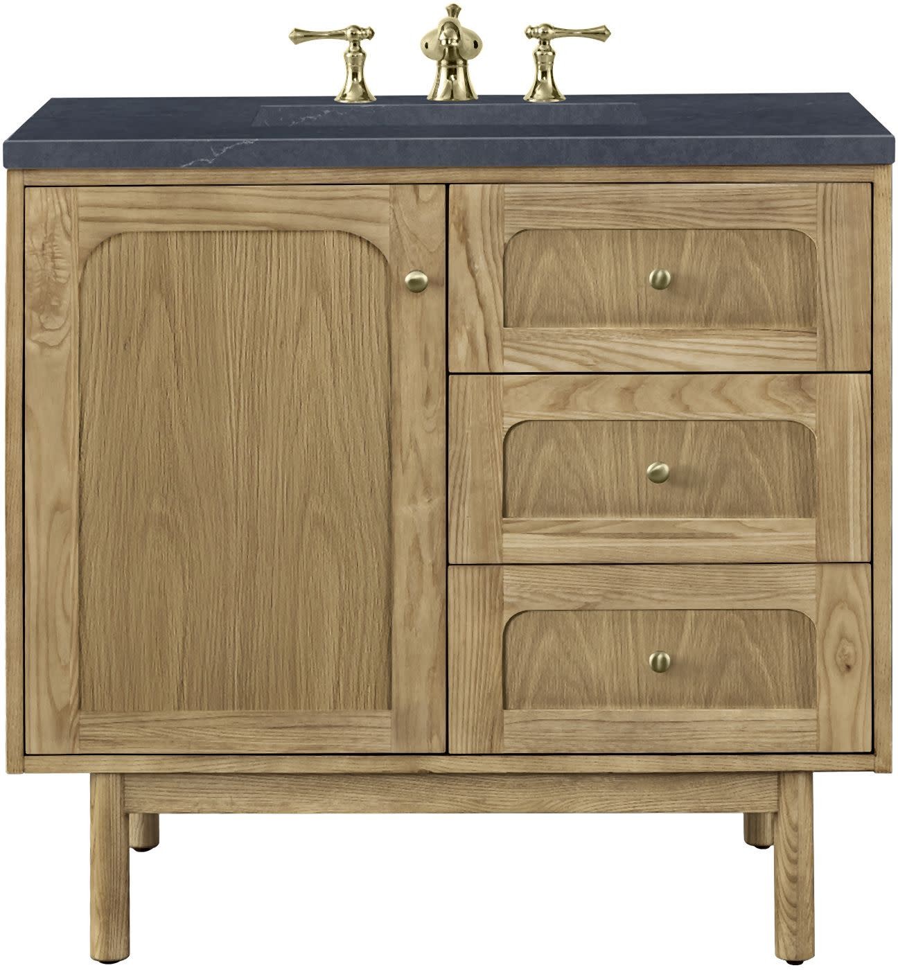 James Martin Vanities 545-V36-3CSP Laurent 36″ Single Basin – Light Natural Oak